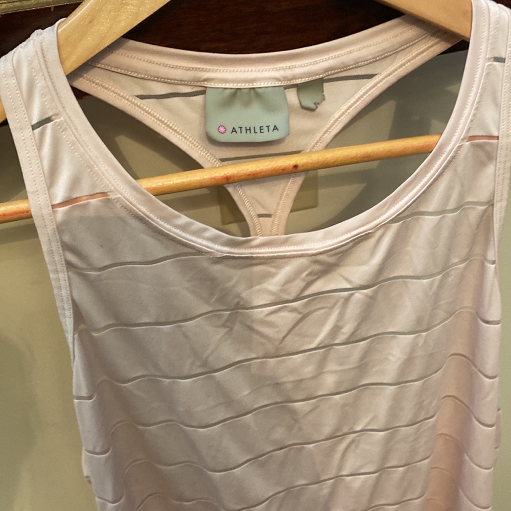 Light pink Athleta workout tank top - Picture 2 of 3